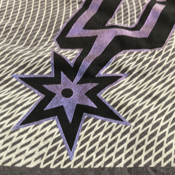 🏀 NWT Under Armour San Antonio Spurs NBA Black T-Shirt Men’s Large - Picture 6 of 6